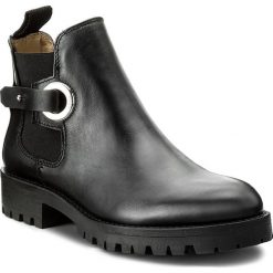 Sztyblety BOSS - Madie 50376668 10191370 01 Black 001. Czarne buty zimowe damskie Boss, ze skóry, na obcasie. W wyprzedaży za 889,00 zł.
