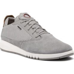 Sneakersy GEOX - U Aerantis A U927FA 02243 C9007 Stone. Szare sneakersy męskie Geox, na co dzień, bez wzorów, ze skóry, bez zapięcia. W wyprzedaży za 409,00 zł.