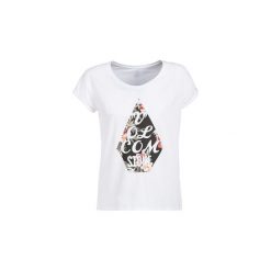 T-shirty z krótkim rękawem Volcom RADICAL DAZE TEE. Białe t-shirty damskie marki Volcom, s, bez wzorów, bez kołnierzyka. Za 129,00 zł.