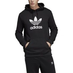 MĘSKA BLUZA ADIDAS ORIGINALS TREFOIL (L). Bluzy męskie Adidas, m, bez wzorów, z bawełny, z kapturem, bez rękawów, długie, bez kaptura. W wyprzedaży za 215,99 zł.