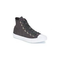 Buty Converse Chuck Taylor All Star-Hi. Czarne trampki i tenisówki damskie Converse, bez wzorów, bez zapięcia. Za 287,20 zł.