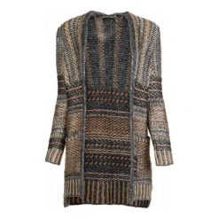 Swetry klasyczne damskie: Desigual Sweter Damski Mach Xs Szary