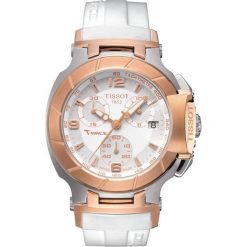 PROMOCJA ZEGAREK TISSOT T-SPORT T048.217.27.017.00. Białe zegarki damskie marki TISSOT, ze stali. W wyprzedaży za 1830,00 zł.