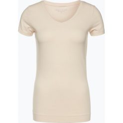Marie Lund - T-shirt damski, różowy. Różowe t-shirty damskie Marie Lund, s, bez wzorów, z bawełny, z dekoltem w serek. Za 39,95 zł.