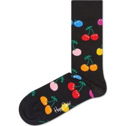 Happy Socks Cherry Skarpetki Czarny. Czarne skarpetki męskie Happy Socks, bez wzorów, z elastanu. Za 49,95 zł.