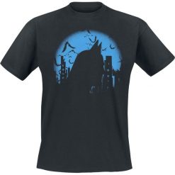 Batman Dark City T-Shirt czarny. Czarne t-shirty męskie marki Batman, xl, z nadrukiem, z okrągłym kołnierzem. Za 44,90 zł.