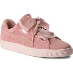 Sneakersy PUMA - Suede Heart Pebble Wn's 365210 01 Peach Beige/Pearl. Różowe sneakersy damskie Puma, ze skóry. W wyprzedaży za 239,99 zł.