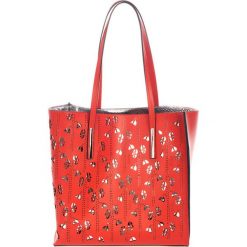 Torebki klasyczne damskie: Skórzana torebka w kolorze czerwonym – (S)33 x (W)55 x (G)12 cm