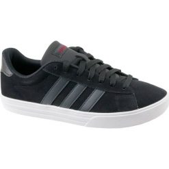 Adidas Daily 2.0 DB0155 44 Czarne. Czarne buty sportowe męskie Adidas, ze skóry, bez zapięcia. W wyprzedaży za 199,99 zł.