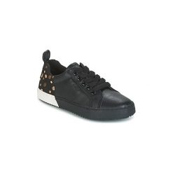 Buty Dziecko Geox J KALISPERA G.A. Czarne trampki dziewczęce Geox, bez wzorów, bez zapięcia. Za 167,40 zł.