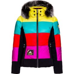 Kurtka narciarska SPORTALM MADL. Czarne kurtki damskie Sportalm, z aplikacjami, z dzianiny, retro, bez kaptura, narciarskie. Za 3930,00 zł.