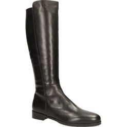 KOZAKI BRUNO PREMI F0361X. Szare kozaki damskie marki Bruno Premi, bez obcasa, bez zapięcia. Za 299,99 zł.