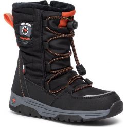 Śniegowce KANGAROOS - K-Sergeant Rtx 18378 000 506 Jet Black/Orange. Czarne śniegowce chłopięce KangaROOS, bez zapięcia. Za 259,00 zł.