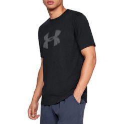 Under Armour Big Logo SS Tee 1329583-001. Czarne t-shirty męskie Under Armour, xl, bez wzorów, bez kołnierzyka. W wyprzedaży za 89,99 zł.