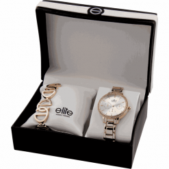 Elite Models zestaw podarunkowy damski - zegarek i bransoletka E54874-804. Bransoletki damskie Elite Models. W wyprzedaży za 199,00 zł.