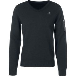 Streetspun Knitted V-Neck Strickpulli Sweter z dzianiny czarny. Czarne bez kategorii Streetspun, s, z dzianiny, dekolt w kształcie v. Za 62,90 zł.