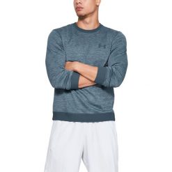 Under Armour Koszulka Niebieski Szary. Szare podkoszulki męskie Under Armour, m, bez wzorów, z poliesteru, bez kołnierzyka, długie. Za 240,95 zł.