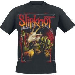 T-shirty męskie z nadrukiem: Slipknot Goat Reaper T-Shirt czarny