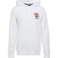 HUF DONT TRIP HOODIE Bluza z kapturem white. Białe bluzy męskie rozpinane HUF, l, z bawełny, z kapturem. Za 359,00 zł.