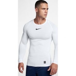 Nike Koszulka męska M NP TOP LS COMP biała r. M (838077 100). Białe t-shirty męskie Nike, m. Za 129,00 zł.