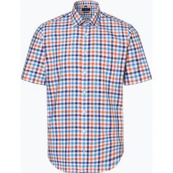 Andrew James - Koszula męska, niebieski. Niebieskie koszule męskie Andrew James, s, bez wzorów, z bawełny, button down, z krótkim rękawem. Za 129,95 zł.