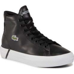 Sneakersy LACOSTE - Gripshot Mid 0120 2 Cuj 7-40CUJ0010312 Blk/Wht. Czarne trampki chłopięce Lacoste, bez wzorów, ze skóry ekologicznej, na sznurówki. Za 349,00 zł.
