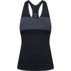 Top MONREAL LONDON Czarny. Czarne bluzki damskie marki Monreal London, z nadrukiem, z dzianiny, z dekoltem na plecach, bez rękawów. W wyprzedaży za 345,00 zł.