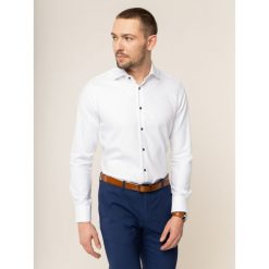 Koszula Pierre Cardin 5731/000/26827. Białe koszule męskie Pierre Cardin, m, bez wzorów, z bawełny, biznesowe, bez kołnierzyka, bez rękawów. W wyprzedaży za 209,00 zł.