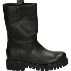 Botki - 2STEEL204 NER. Czarne botki damskie skórzane marki Venezia. Za 419,00 zł.