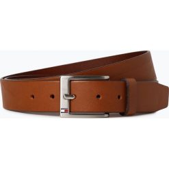 Tommy Hilfiger - Męski pasek skórzany – New Aly, beżowy. Brązowe paski męskie TOMMY HILFIGER, w paski. Za 179,95 zł.