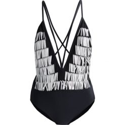 Topy damskie: Jaded London PLUNGE NECK SEQUIN WITH STRAP DETAIL Top silver