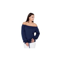Bluzki Katrus -. Niebieskie bluzki damskie KATRUS, s, bez wzorów, bez kołnierzyka, bez rękawów. Za 89,00 zł.