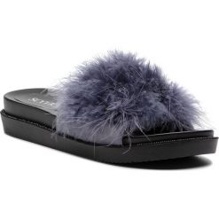 Klapki SCA'VIOLA - B-131 Grey. Fioletowe klapki damskie Sca'viola, bez wzorów, ze skóry ekologicznej, bez obcasa. Za 259,00 zł.