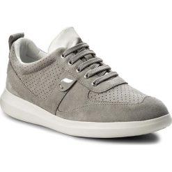 Sneakersy GEOX - D Gomesia C D828GC 00022 C1010 Lt Grey. Szare półbuty damskie Geox, ze skóry. W wyprzedaży za 299,00 zł.