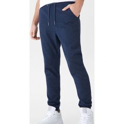 Dresowe joggery - Granatowy. Niebieskie spodnie męskie House, s, bez wzorów, z dresówki. Za 69,99 zł.