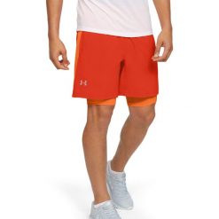 Under Armour Launch SW 2-in-1 Szorty Czerwony Pomarańczowy. Czerwone spodenki i szorty męskie Under Armour, xxl, bez wzorów, z bawełny. Za 206,95 zł.