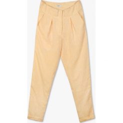 Lniane spodnie damskie Linen horizon żółte. Żółte spodnie damskie Veva, s, ze lnu. Za 229,00 zł.