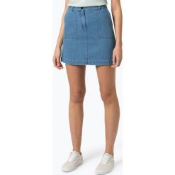 Review - Jeansowa spódnica damska, niebieski. Niebieskie spódniczki damskie marki Review, na co dzień, s, bez wzorów, z jeansu, proste. Za 159,95 zł.