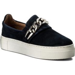 Sneakersy BULLBOXER - 963009E4C Navy. Niebieskie półbuty damskie marki Bullboxer, z zamszu. W wyprzedaży za 269,00 zł.