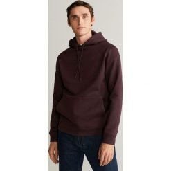 Mango Man - Bluza Bono. Niebieskie bluzy męskie Mango Man, s, bez wzorów, z bawełny, z kapturem, bez rękawów, z kapturem. Za 99,90 zł.