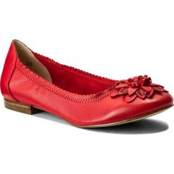 Baleriny damskie lakierowane: Baleriny CAPRICE – 9-22103-20 Red Nappa 501