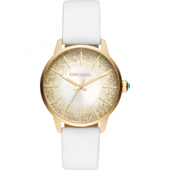 Biżuteria i zegarki damskie: Zegarek DIESEL – Castilia DZ5565 White/Gold