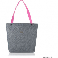 TOREBKA SOMMERKA 2224. Szare shopper bag damskie Pakamera, na ramię. Za 110,00 zł.