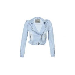 Kurtki jeansowe Only MOLLY. Niebieskie kurtki damskie marki ONLY, bez wzorów, z jeansu, bez kaptura. Za 215,20 zł.