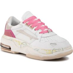 Sneakersy PREMIATA - Draked 0019 White/Pink. Białe półbuty damskie Premiata, ze skóry. W wyprzedaży za 789,00 zł.