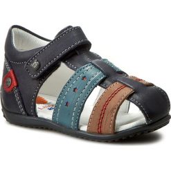 Sandały LASOCKI KIDS - CI12-MOCCA-61 Granatowy. Niebieskie sandały chłopięce marki Lasocki Kids, z nubiku. Za 89,99 zł.