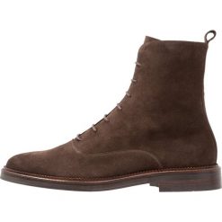 Buty zimowe męskie: Zign Botki sznurowane brown