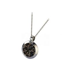 Naszyjnik damski na łańcuszku Zipper 3. Szare naszyjniki damskie marki Moderntime. Za 79,00 zł.