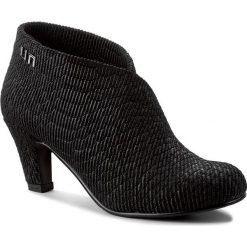 Botki UNITED NUDE - Fold Mid 1002701111 Black Python. Czarne buty zimowe damskie marki United Nude, z materiału, na obcasie. W wyprzedaży za 449,00 zł.