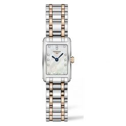 LONGINES DolceVita L5.258.5.87.7. Białe zegarki damskie marki LONGINES, złote. Za 7360,00 zł.